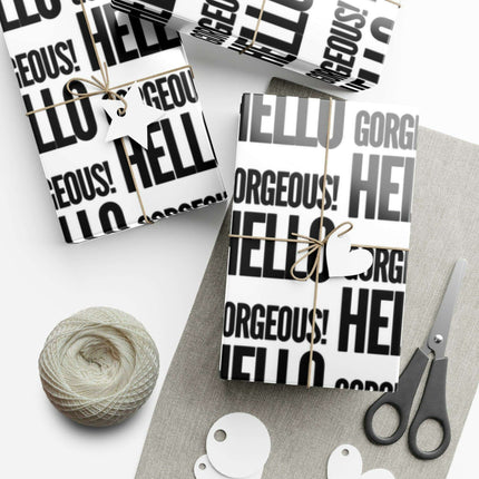 Personalized Elegant Gift Wrap Paper - Elevate Your Gifting Experience - Très Elite