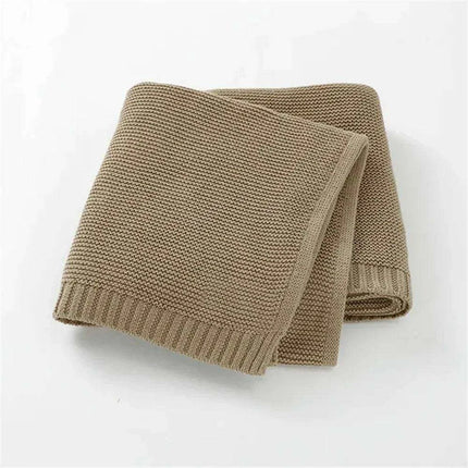 Personalized Embroidered Cotton Baby Blanket - Luxurious Custom Gift for Infants, Ideal for Cozy Sleep - Très Elite