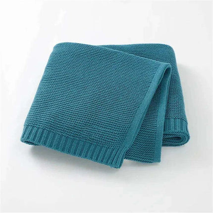 Personalized Embroidered Cotton Baby Blanket - Luxurious Custom Gift for Infants, Ideal for Cozy Sleep - Très Elite