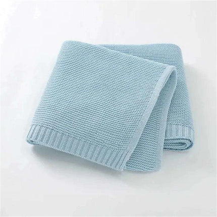 Personalized Embroidered Cotton Baby Blanket - Luxurious Custom Gift for Infants, Ideal for Cozy Sleep - Très Elite
