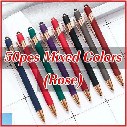 Personalized Engraved Metal Ballpoint Pen Set of 50- Très Elite- Très Elite
