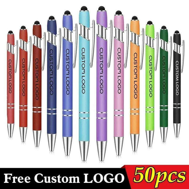 Personalized Engraved Metal Ballpoint Pen Set of 50