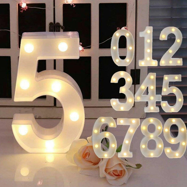 Personalized LED Event Numbers: Illuminate Your Celebrations and Home Ambiance