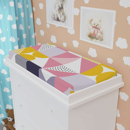 Personalized Luxury Baby Changing Pad Cover with Scandinavian Design..