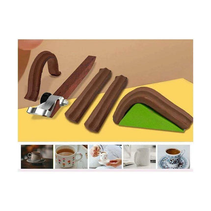 Personalized Pottery Handle Sculpting Tool - Innovative Mug and Kitchen Utensil Designer Scraper - Très Elite