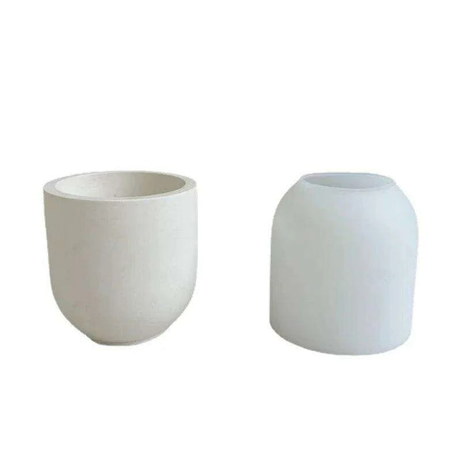 Personalized Round Silicone Mold for Unique Candle and Succulent Creations - Enhance Your Home Decor