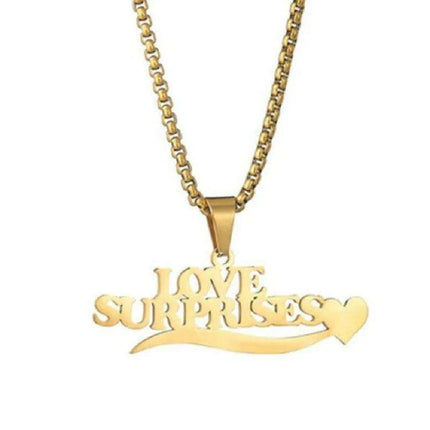Personalized Unisex Stainless Steel Name Necklace with Chunky Chain - Très Elite