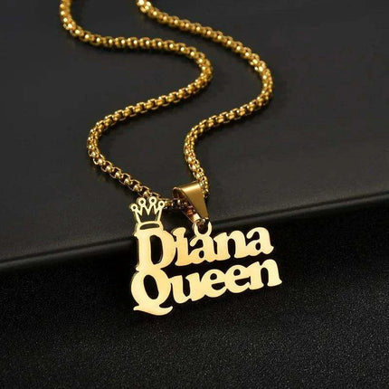 Personalized Unisex Stainless Steel Name Necklace with Chunky Chain - Très Elite