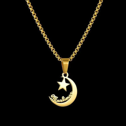 Personalized Unisex Stainless Steel Name Necklace with Chunky Chain - Très Elite