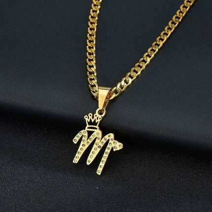 Personalized Unisex Stainless Steel Name Necklace with Chunky Chain - Très Elite