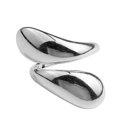Personalized simple double-headed irregular drop-shaped opening index finger bracelet - Très Elite