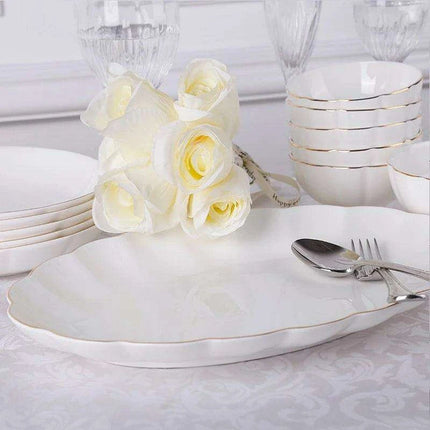 Phnom Penh Luxe Bone China Dining Collection - Sophisticated Tableware for Home and Hospitality - Très Elite