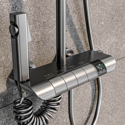 Classic Piano Key Design Shower System with Adjustable Spray