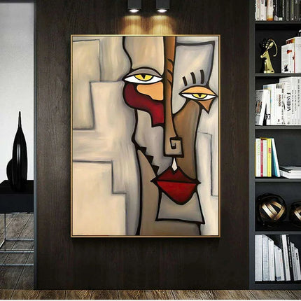 Picasso Inspired Canvas Art - Elegant Décor for Art Aficionados - Très Elite