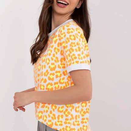 Pink Blouse 212300 Cotton Blend With Elastane Stretch - Très Elite