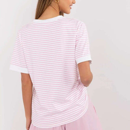 Pink Blouse Model 213266 Cotton Blend With Elastane - Très Elite