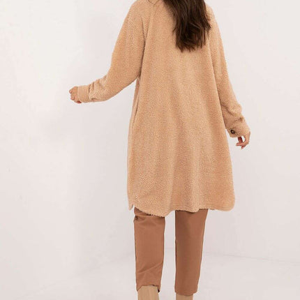 Pink Boucle Long Sleeve Shirt Model 200989 For Women - Très Elite