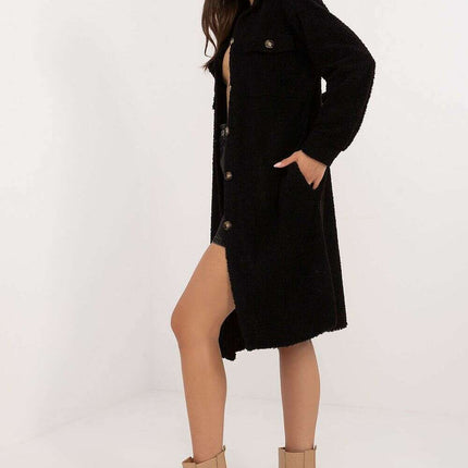 Pink Boucle Long Sleeve Shirt Model 200989 For Women - Très Elite