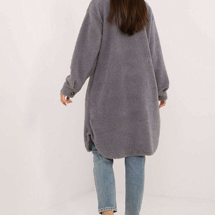 Pink Boucle Long Sleeve Shirt Model 200989 For Women - Très Elite