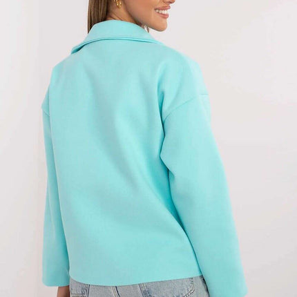 Pink Coat With Wide Lapels Polyester Elastane Blend 211294 - Très Elite