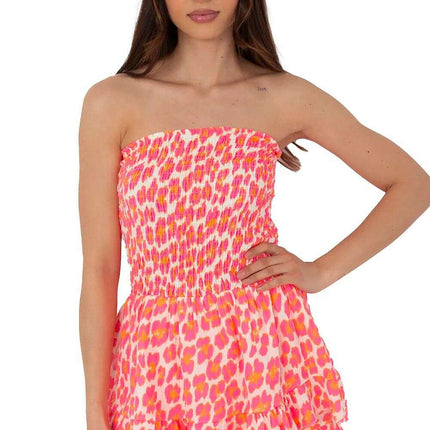Pink Cotton Jumpsuit Model 212517 for Women Everyday Wear - Très Elite