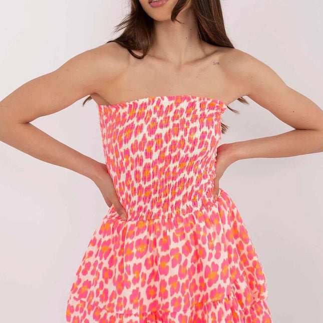 Pink Cotton Jumpsuit Model 212517 for Women Everyday Wear