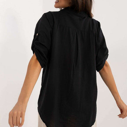 Pink Cotton Shirt Model 198940 For Women Casual Wear - Très Elite