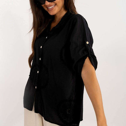 Pink Cotton Shirt Model 198940 For Women Casual Wear - Très Elite