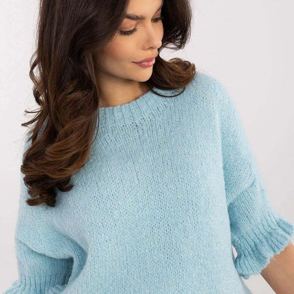Pink Jumper 208515 Women Knit Sweater Soft Warm Blend - Très Elite