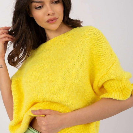 Pink Jumper 208515 Women Knit Sweater Soft Warm Blend - Très Elite