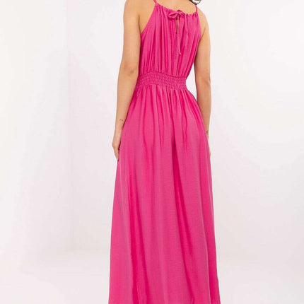Pink Summer Maxi Daydress 215178 Envelope Cut Silhouette - Très Elite