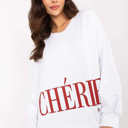 Pink Sweatshirt Model 207656 Cotton Spandex Blend Women - Très Elite