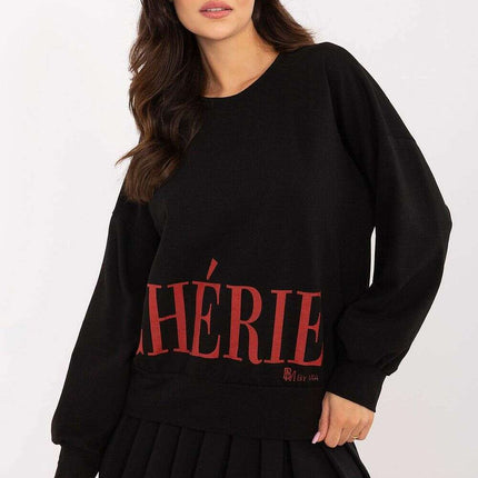 Pink Sweatshirt Model 207656 Cotton Spandex Blend Women - Très Elite
