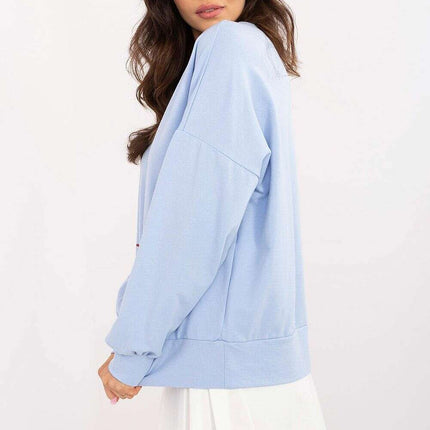 Pink Sweatshirt Model 207656 Cotton Spandex Blend Women - Très Elite