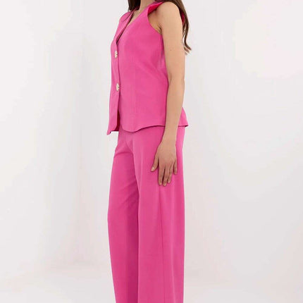 Pink Vest and Pants Set Model 212537 for Formal Wear - Très Elite