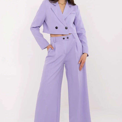 Pink Women Short Blazer And Trousers Set Model 212269 - Très Elite