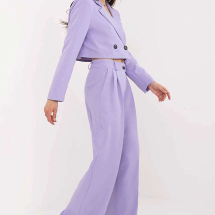 Pink Women Short Blazer And Trousers Set Model 212269 - Très Elite