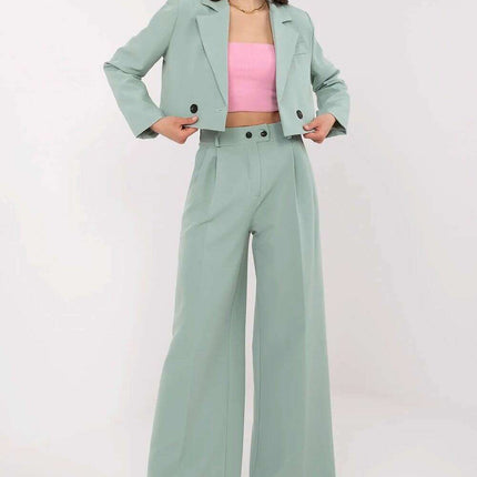Pink Women Short Blazer And Trousers Set Model 212269 - Très Elite