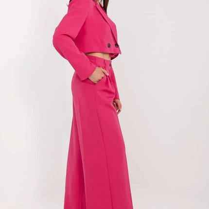Pink Women Short Blazer And Trousers Set Model 212269 - Très Elite