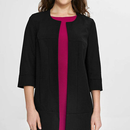 Pink Womens Blazer Jacket Model 211807 Three Quarter Sleeves - Très Elite