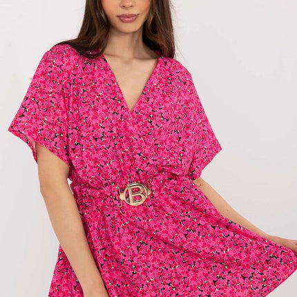 Pink Womens Jumpsuit 212527 Viscose Elastane Polyester - Très Elite