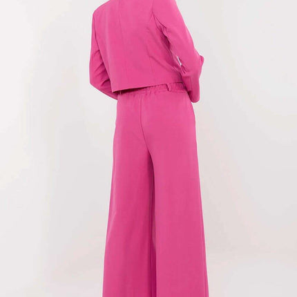 Pink Womens Two Piece Suit Set 212528 Blazer Trousers - Très Elite