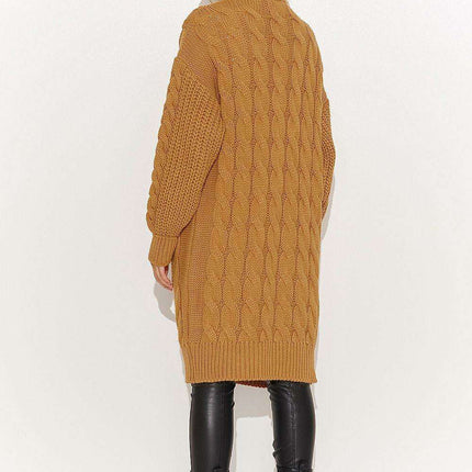 Plaid Elegance Cardigan with Gold Accents - Très Elite