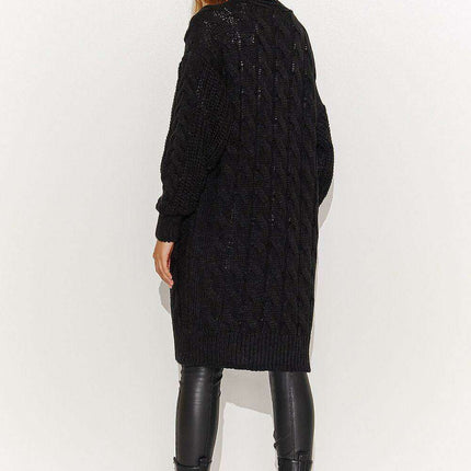 Plaid Elegance Cardigan with Gold Accents - Très Elite