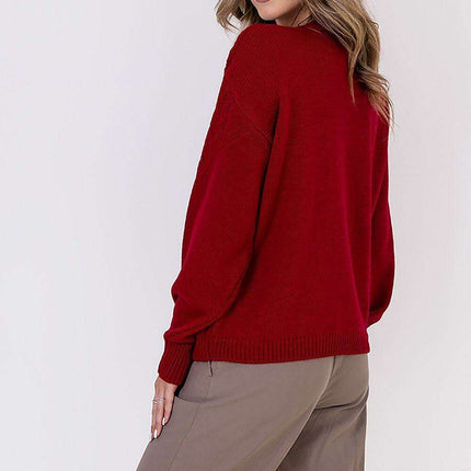 Plaid Elegance: Sporty Knit Sweater - Très Elite