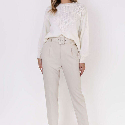 Plaid Elegance: Sporty Knit Sweater - Très Elite