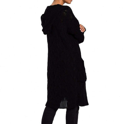 Plaid Hooded Warmth Cardigan - Très Elite