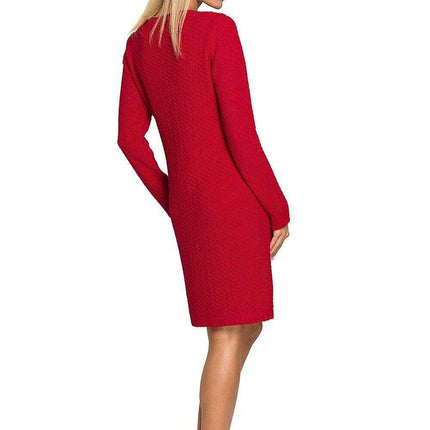 Plaid Knit Comfort Dress - Très Elite