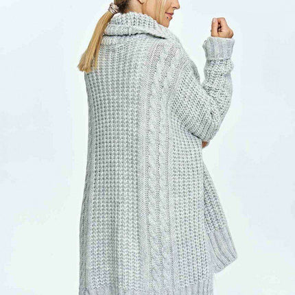 Plaid Knit Turtleneck Jumper for Cozy Winter Style - Très Elite