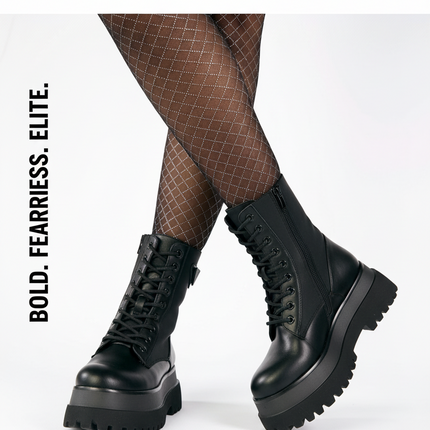 Platform boots model 222046 - Très Elite